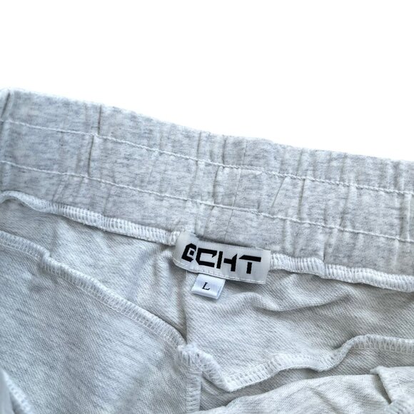 ✨ ECHT Women’s Grey High Waisted Tapered Joggers V2 Zip Pockets Cozy NWOT - Picture 8 of 10